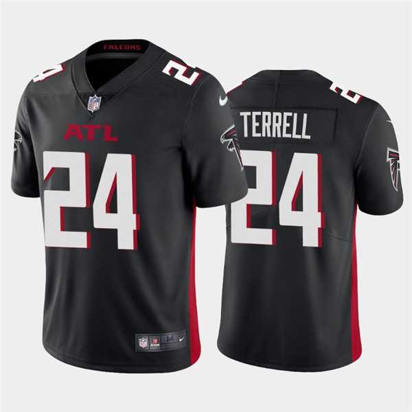 Men%27s Atlanta Falcons #24 A.J. Terrell New Black Vapor Untouchable Limited Stitched NFL Jersey